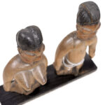 Couple figure - Wood - Adan Ewe - Togo