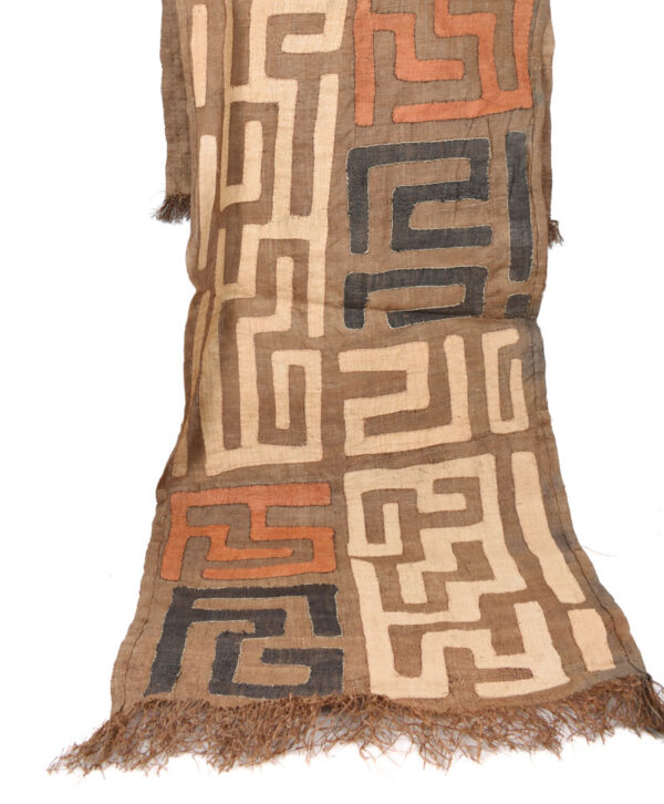 Textile - Cloth - Shoowa-Kuba - DR Congo 340 cm