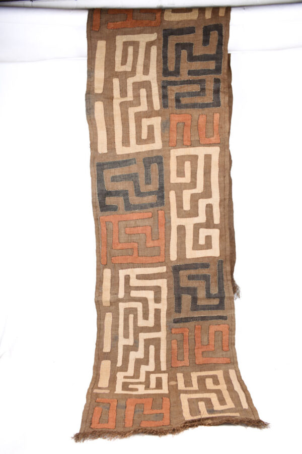 Textile - Cloth - Shoowa-Kuba - DR Congo 340 cm