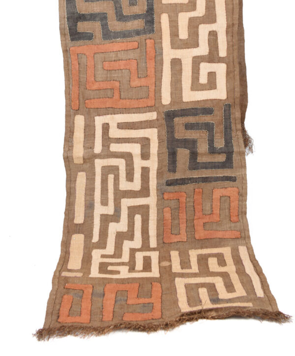 Textile - Cloth - Shoowa-Kuba - DR Congo 340 cm