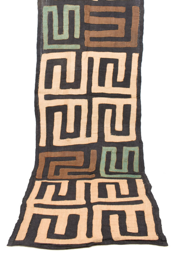 Textile - Cloth - Shoowa-Kuba - DR Congo 300 cm