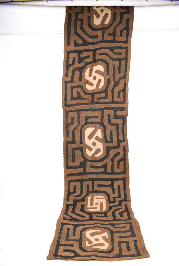 Textile - Cloth - Shoowa-Kuba - DR Congo 320 cm
