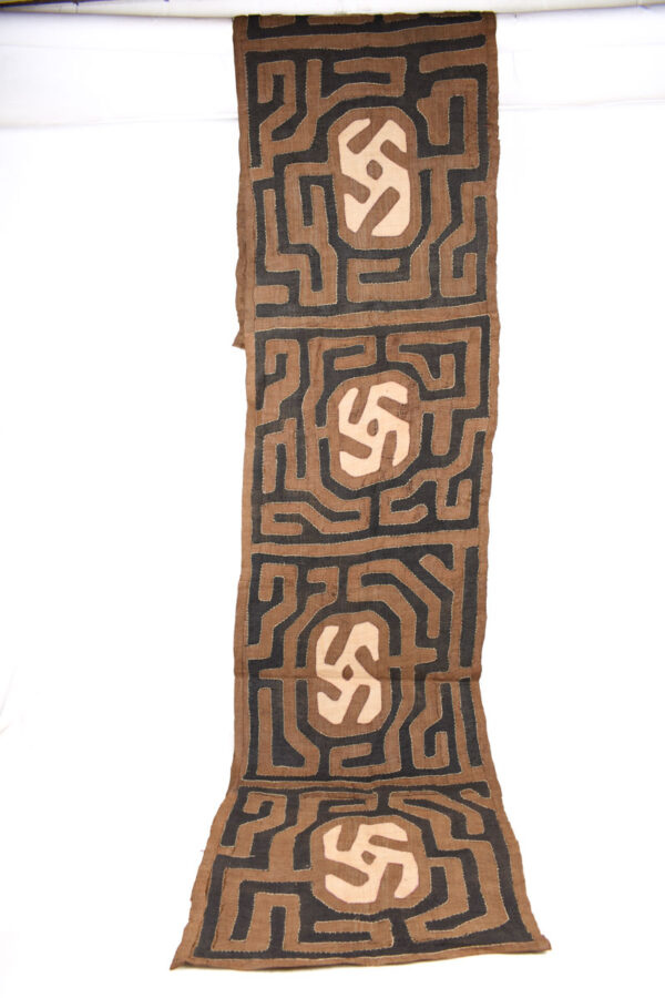 Textile - Cloth - Shoowa-Kuba - DR Congo 320 cm