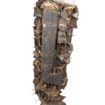 Double headed Nkisi Figure - Wood, Nails, Iron - Kongo- Congo