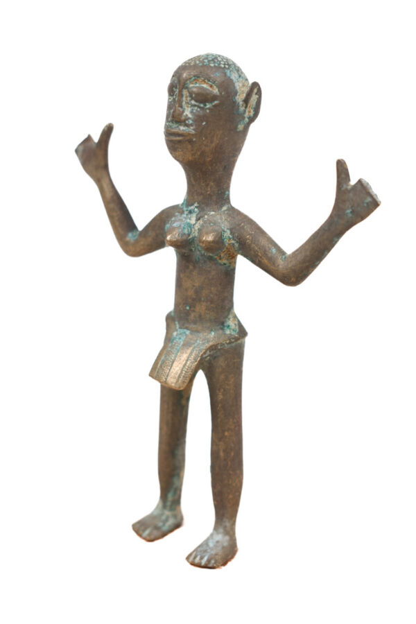 Goldweight figure - Bronze - Ashanti - Ghana