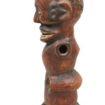 Figure - Wood, Antelope skin - Ejagham - Ekoi - Nigeria
