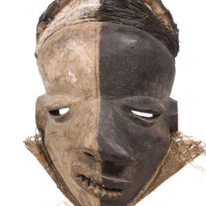 Mbangu distorted mask - Wood - Pende - Congo