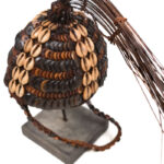Headdress - Bone, Plant fibre, Buttons, Shells - Lega - Congo
