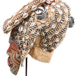 Mask - Beads, Cauris, Plant fibre, Wood - Ngaady A Waash Bushoong - Kuba - Congo