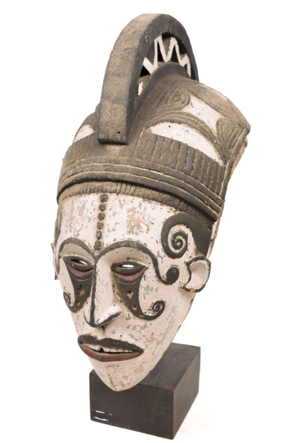Mask - Wood - Agbogho Mmwo - Igbo / Ibo - Nigeria