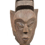 Initiation mask - Wood - Punu - Gabon