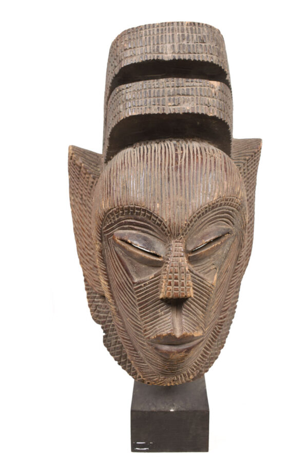 Initiation mask - Wood - Punu - Gabon