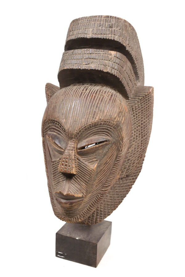 Initiation mask - Wood - Punu - Gabon