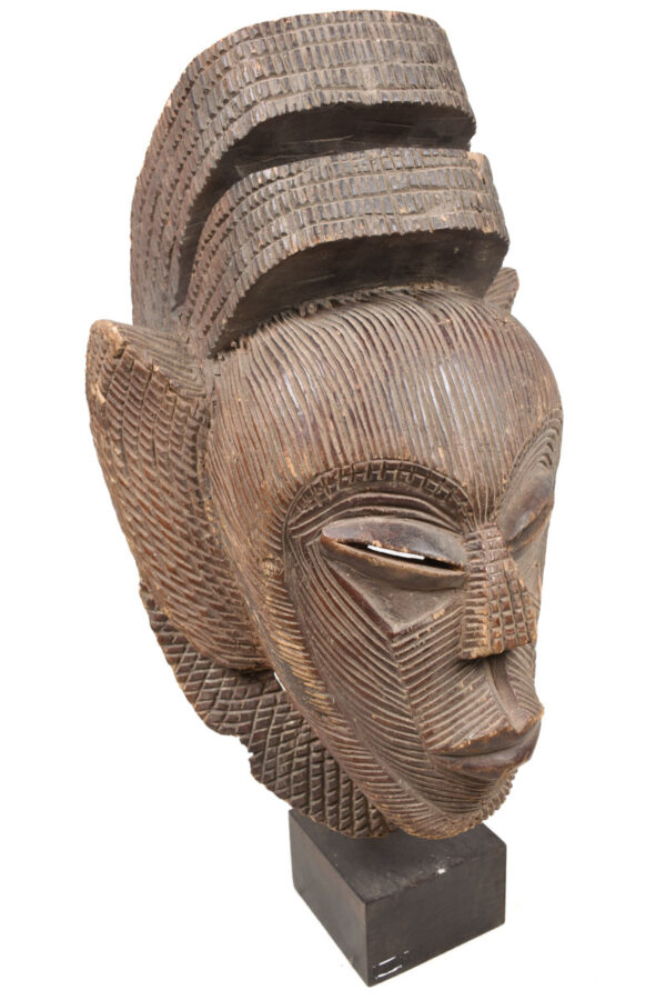 Initiation mask - Wood - Punu - Gabon