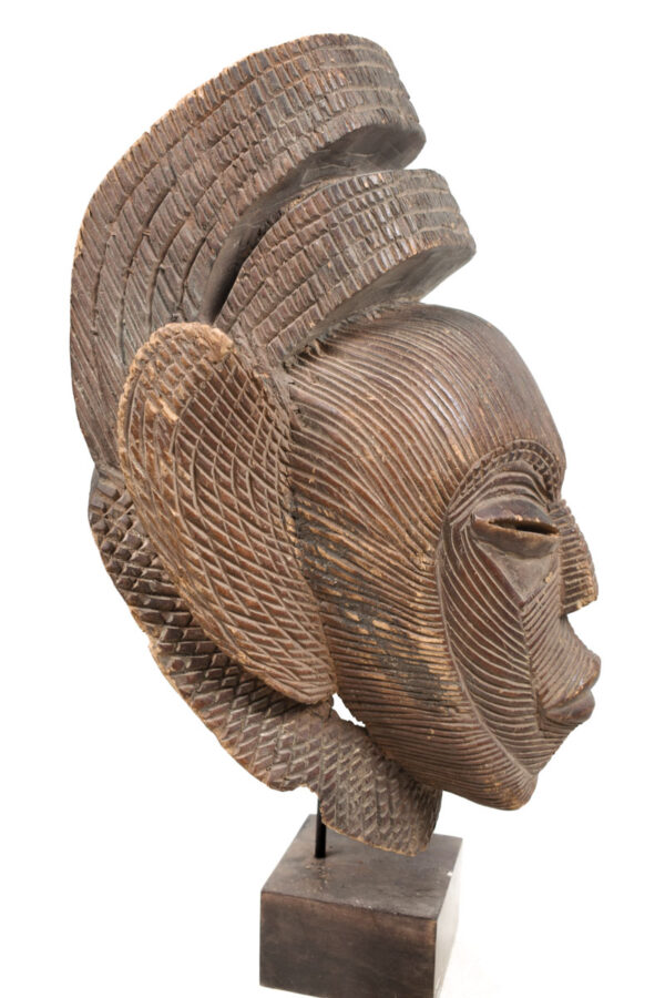 Initiation mask - Wood - Punu - Gabon