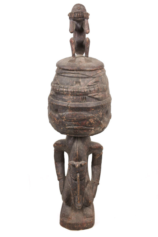 Container or Ointment box - Wood - Dogon - Mali