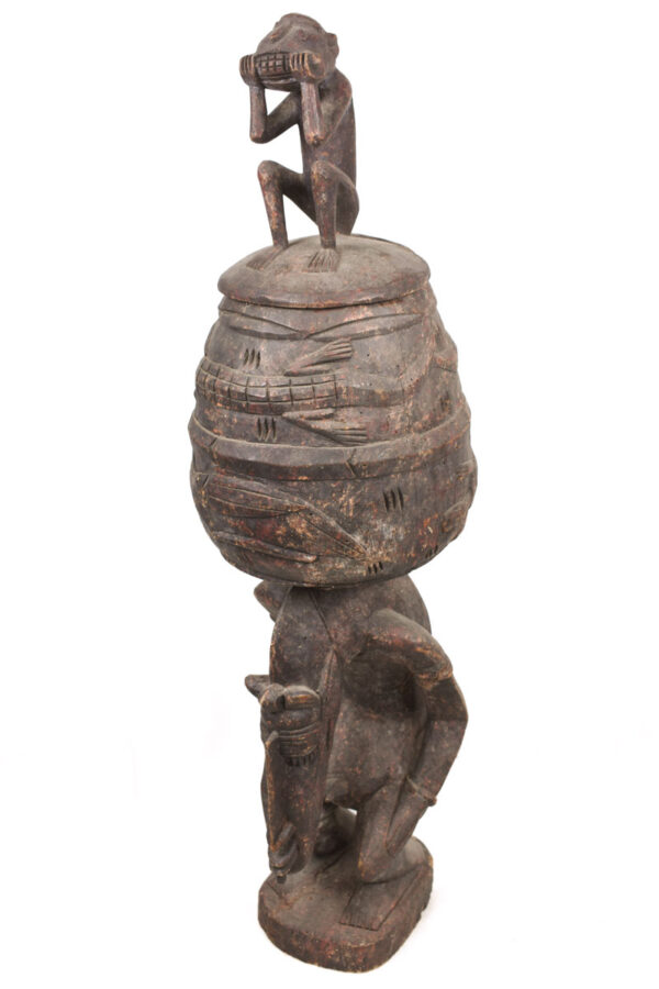 Container or Ointment box - Wood - Dogon - Mali