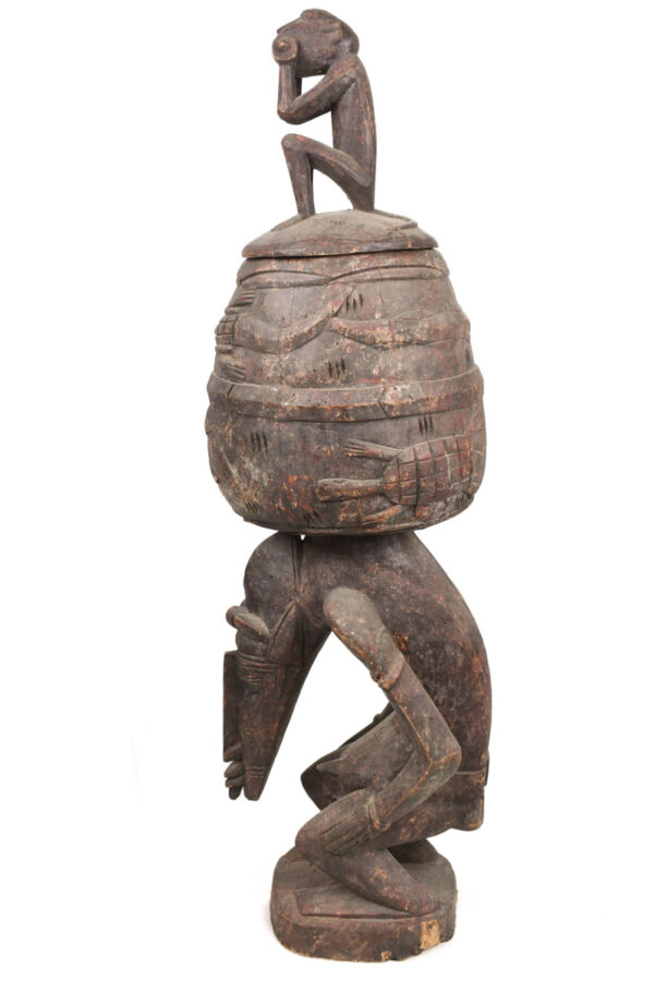 Container or Ointment box - Wood - Dogon - Mali