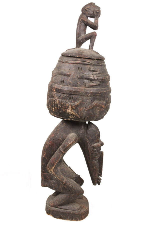 Container or Ointment box - Wood - Dogon - Mali