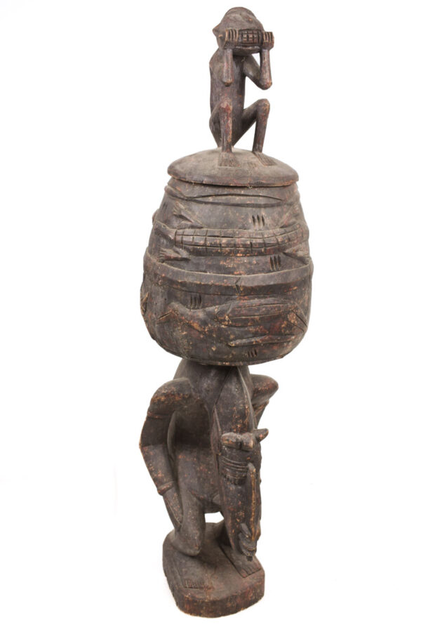 Container or Ointment box - Wood - Dogon - Mali