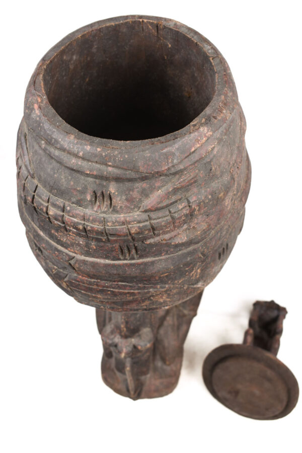 Container or Ointment box - Wood - Dogon - Mali