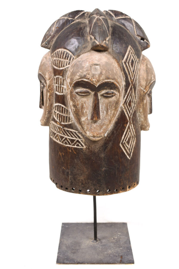Helmet mask - Wood - Ngongtang - Fang - Gabon