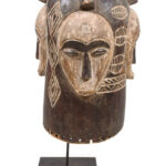 Helmet mask - Wood - Ngongtang - Fang - Gabon