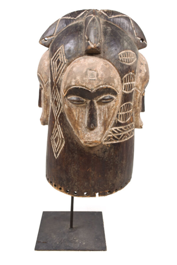 Helmet mask - Wood - Ngongtang - Fang - Gabon