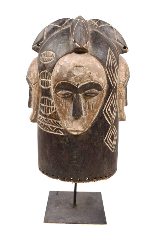 Helmet mask - Wood - Ngongtang - Fang - Gabon