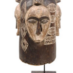 Helmet mask - Wood - Ngongtang - Fang - Gabon