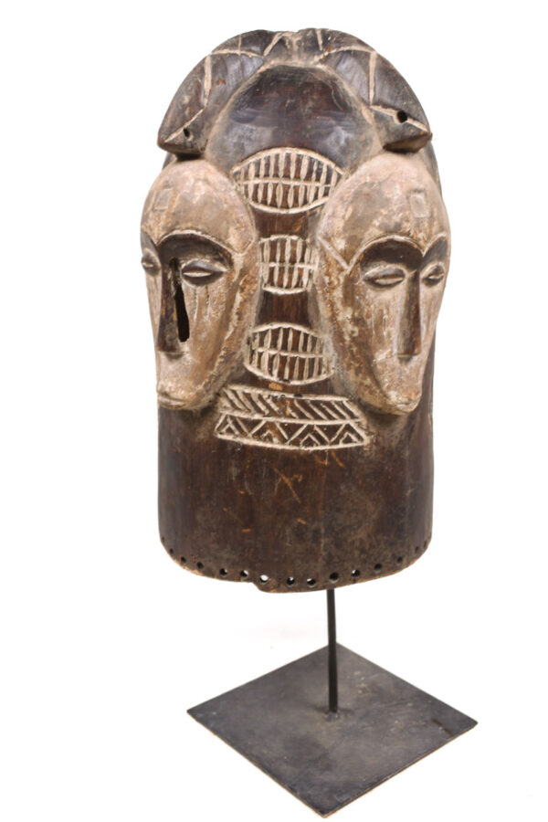 Helmet mask - Wood - Ngongtang - Fang - Gabon