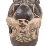 Helmet mask - Wood - Ngongtang - Fang - Gabon