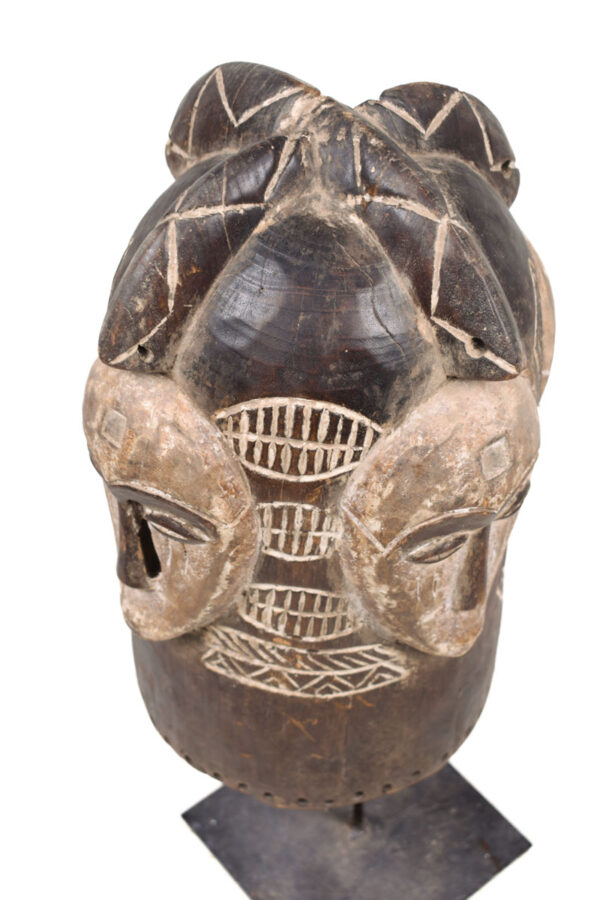 Helmet mask - Wood - Ngongtang - Fang - Gabon