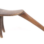 Stool - Wood - Lobi - Burkina Faso