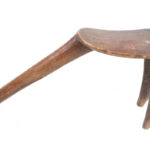Stool - Wood - Lobi - Burkina Faso