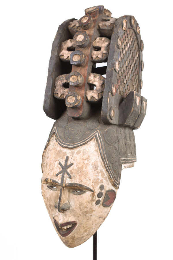 Mask - Wood - Agbogho Mmwo - Igbo / Ibo - Nigeria
