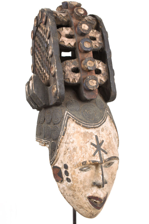 Mask - Wood - Agbogho Mmwo - Igbo / Ibo - Nigeria