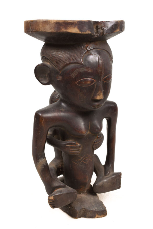Stool - Wood - Kuba - DR Congo