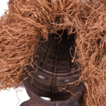 Chihongo Mask - Wood, Plant fibre - Chokwe - DR Congo