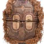 Kidumu Mask - Wood, Raphia - Teke - DR Congo