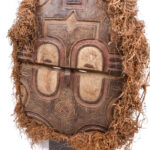 Kidumu Mask - Wood, Raphia - Teke - DR Congo