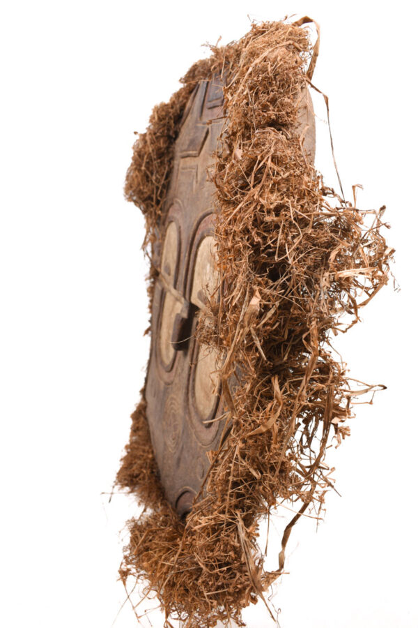 Kidumu Mask - Wood, Raphia - Teke - DR Congo