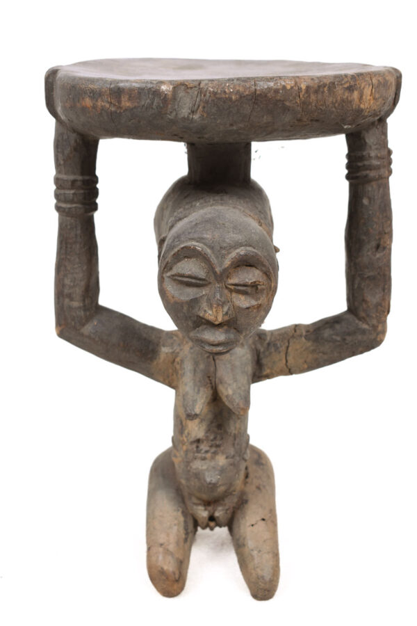 Stool - Wood - Luba - DR Congo