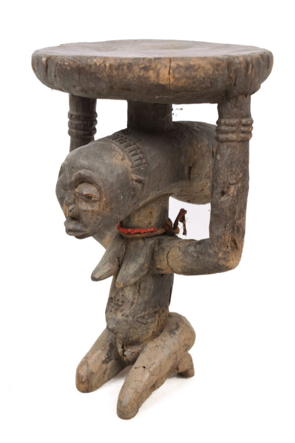 Stool - Wood - Luba - DR Congo