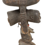 Stool - Wood - Luba - DR Congo