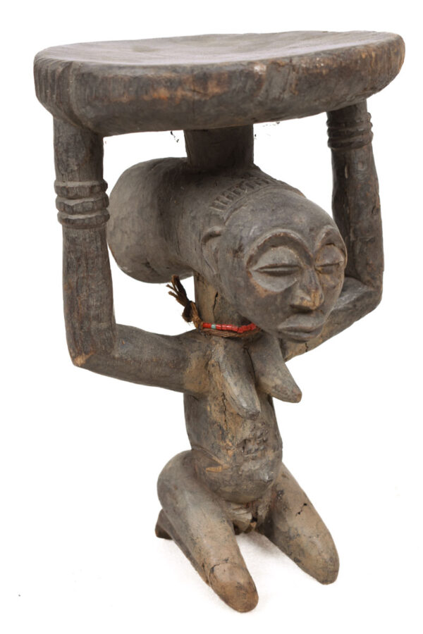 Stool - Wood - Luba - DR Congo