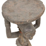 Stool - Wood - Luba - DR Congo