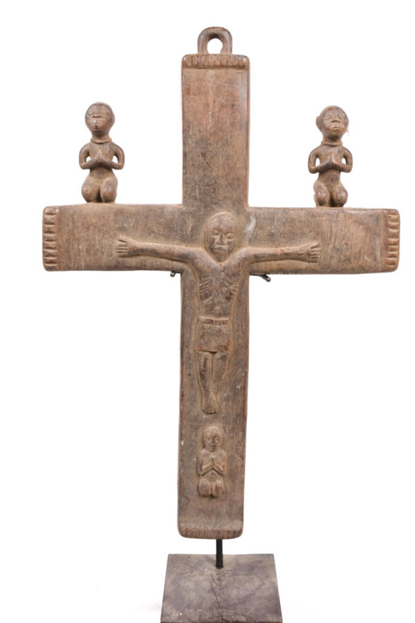 Crucifix - Wood - Bakongo - Congo