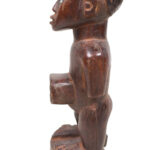 Figure - Wood, Glass - Bakongo Vili - Congo