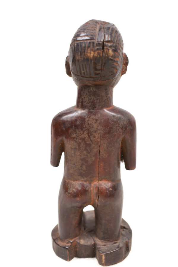Figure - Wood, Glass - Bakongo Vili - Congo